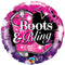 18" ROUND FOIL BOOTS & BLING